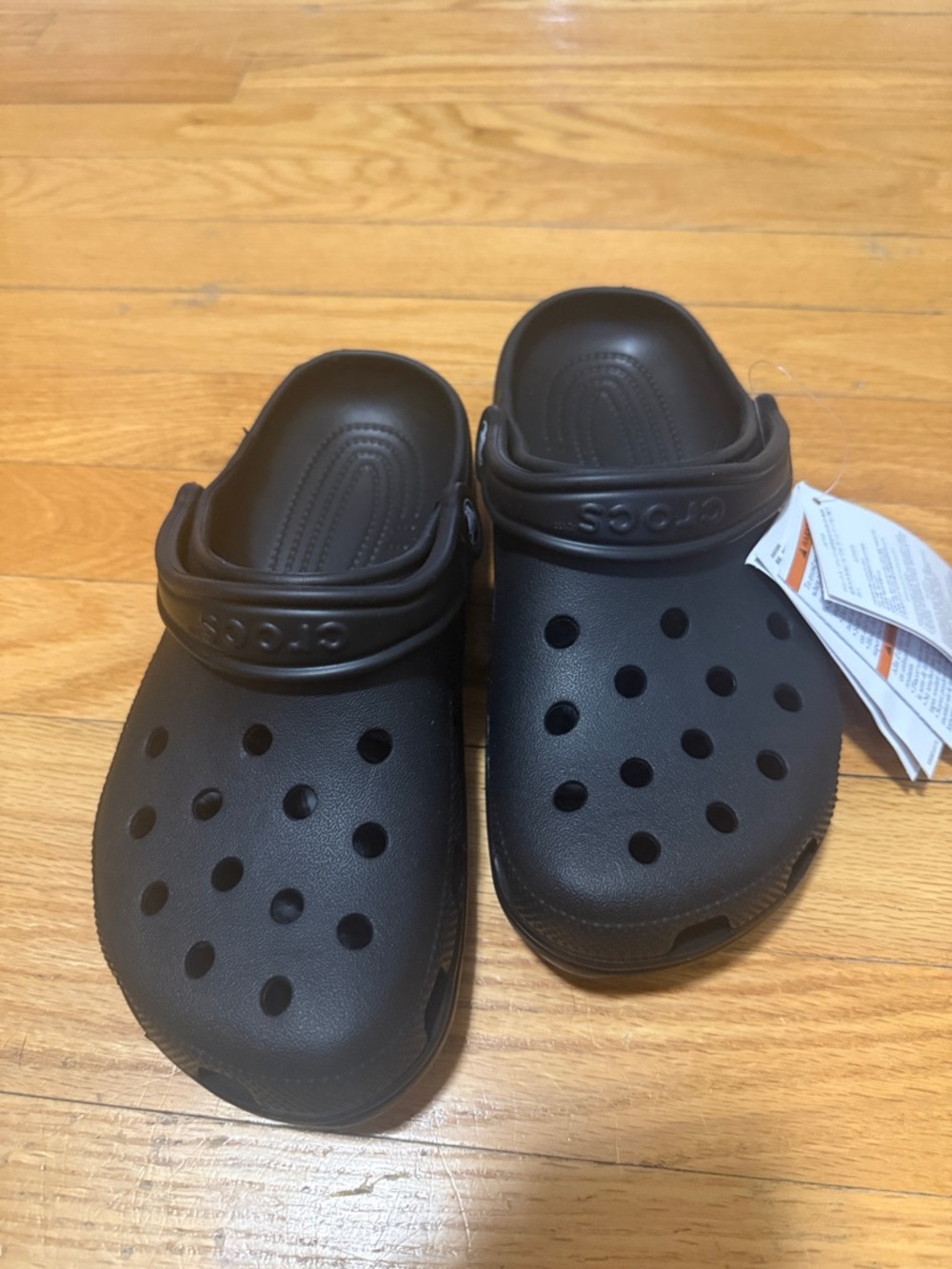 CROCS Classic Black Clog Mules - Picture 6 of 6